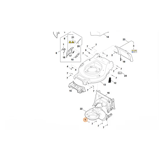STIHL  Śruba samonacinająca gwint M5x12 9039 488 0977